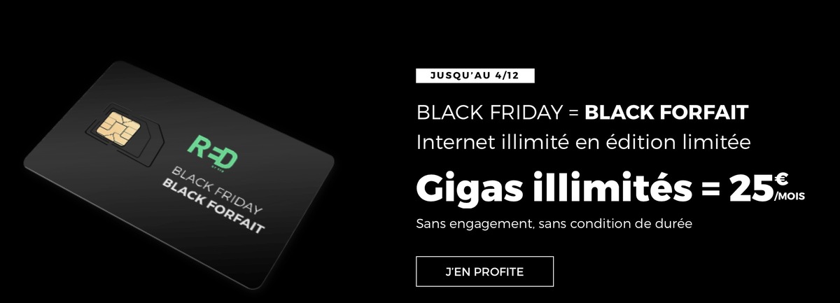 Blackfriday Un Forfait Tout Illimit Sauf Modem Pour Mois