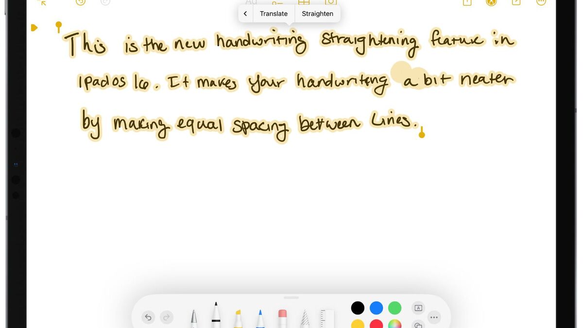 iPadOS 16 améliore la prise en charge de l écriture manuscrite