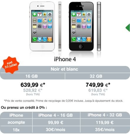 Belgique Mobistar dévoile les tarifs de l iPhone 4