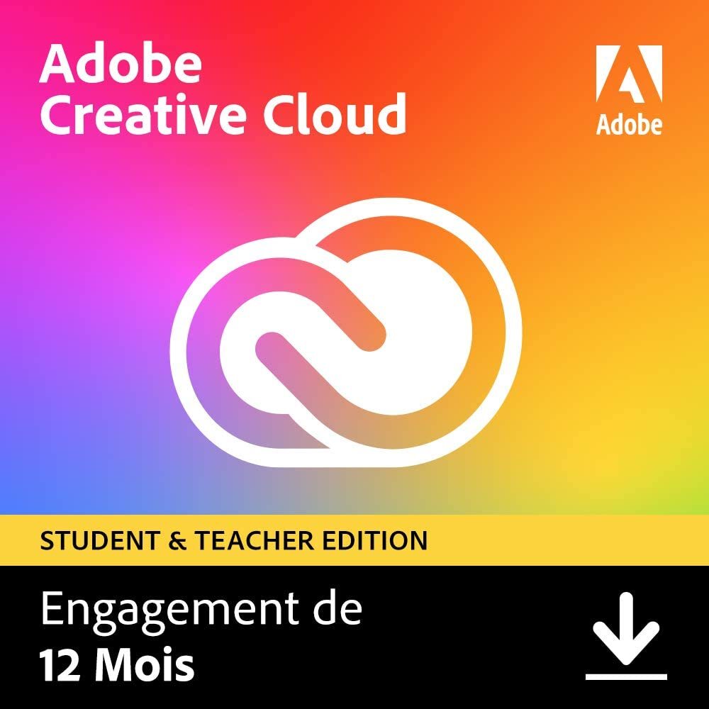 Black Friday : Adobe Photoshop + Lightroom à 89€, Creative Cloud complet à 429€ (-288€)