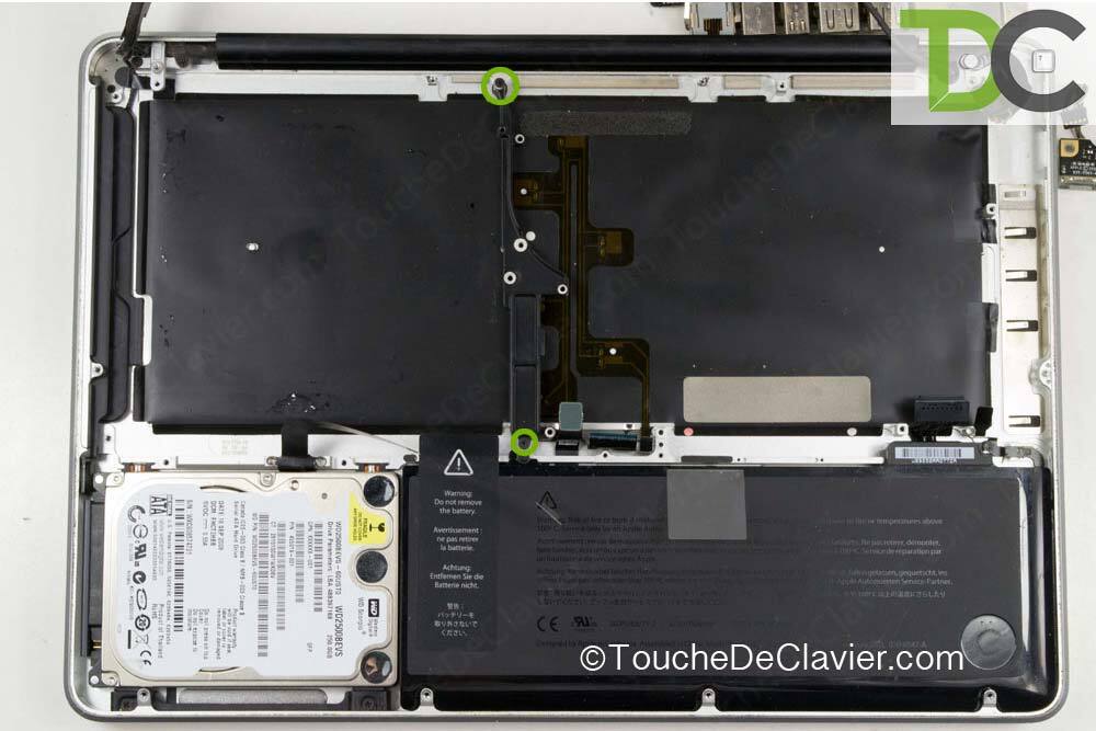 Comment remplacer le clavier d’un MacBook Pro Unibody 13″ ?