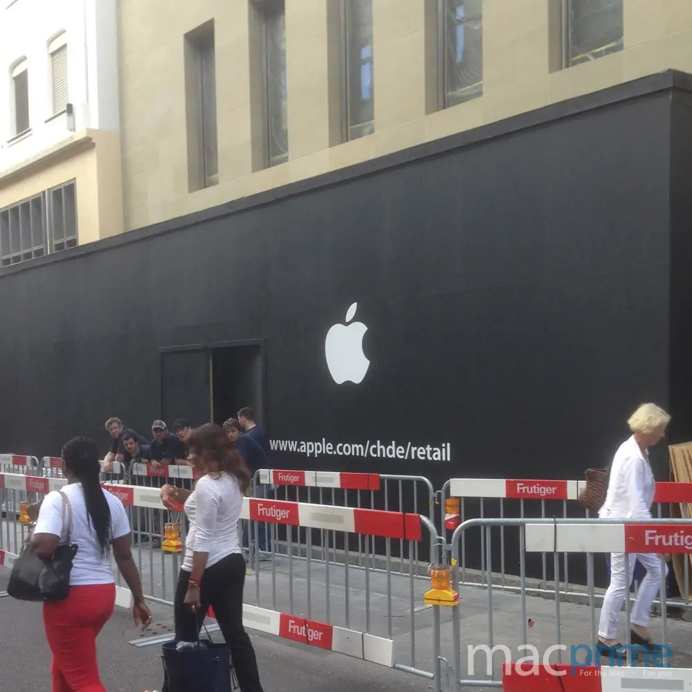 Suisse : l'Apple Store de Bâle revêt sa façade noire