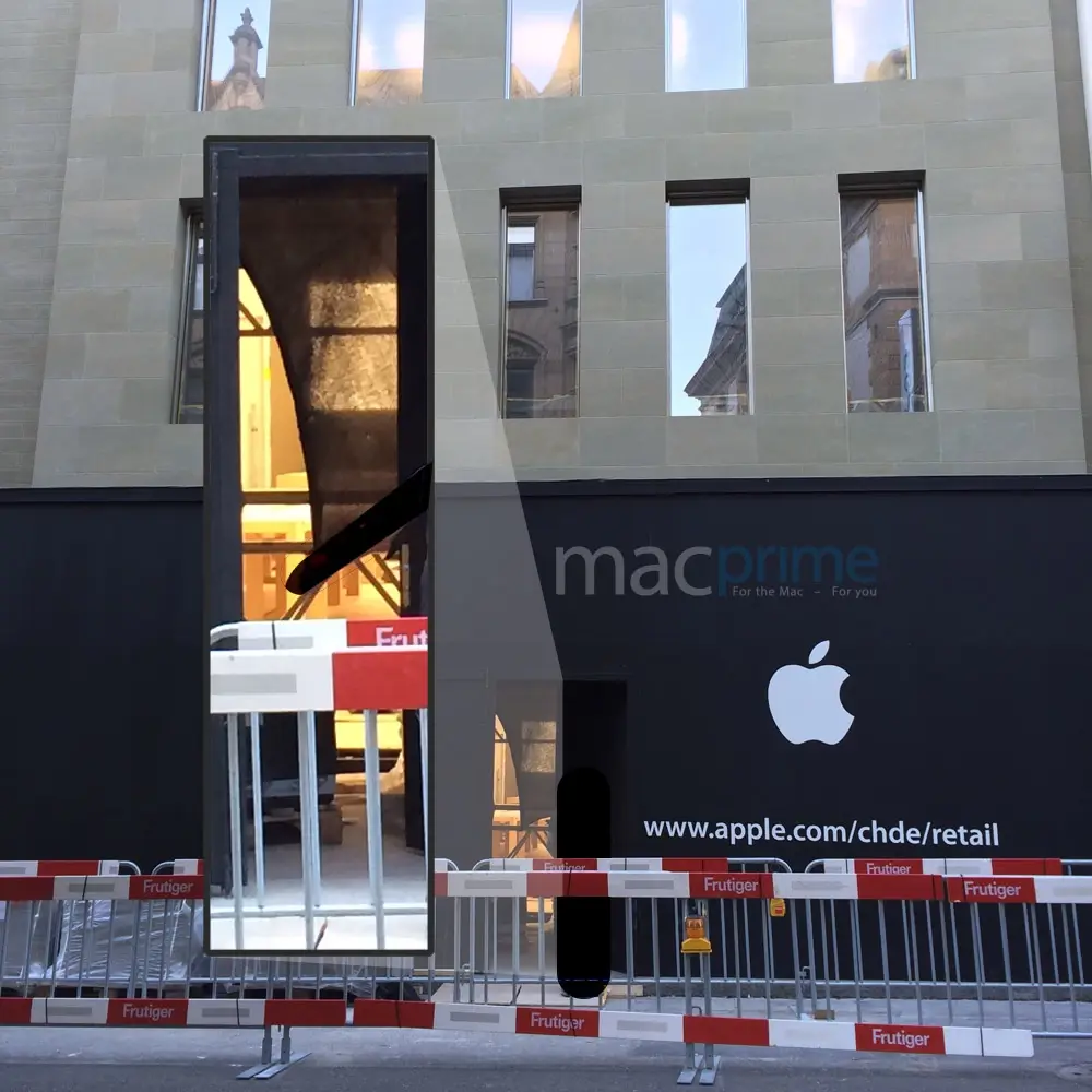 Suisse : l'Apple Store de Bâle revêt sa façade noire