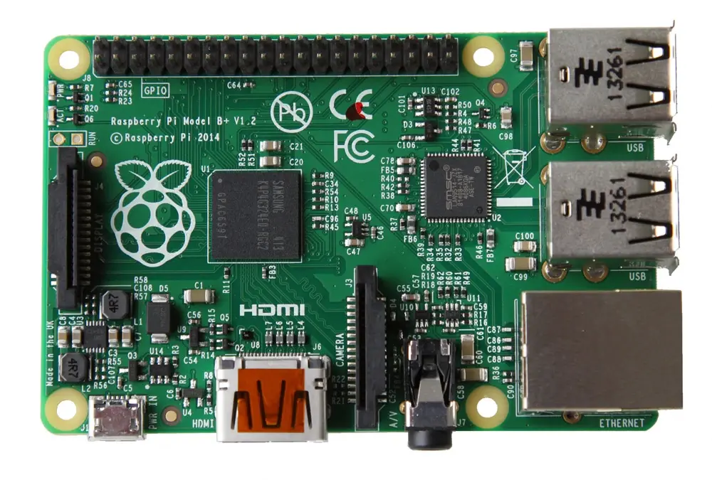 Le Raspberry Pi B+ se dote de 4 ports USB, et abaisse sa consommation