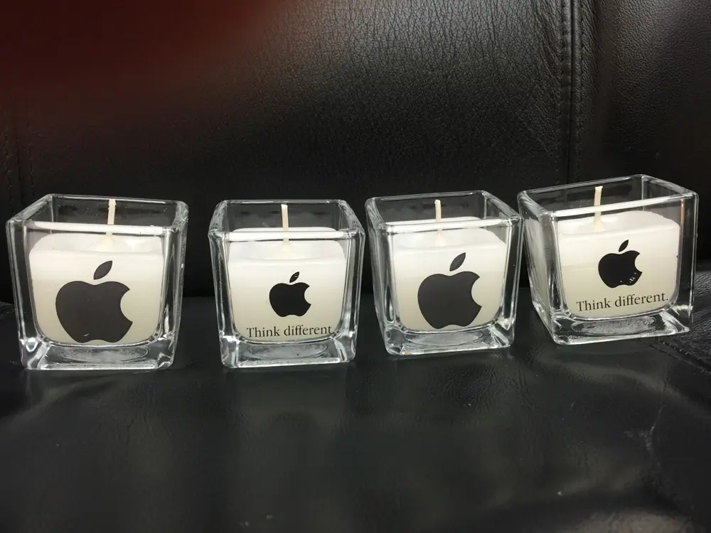 L'image du jour : des petits lumignons Apple en vente en Auvergne