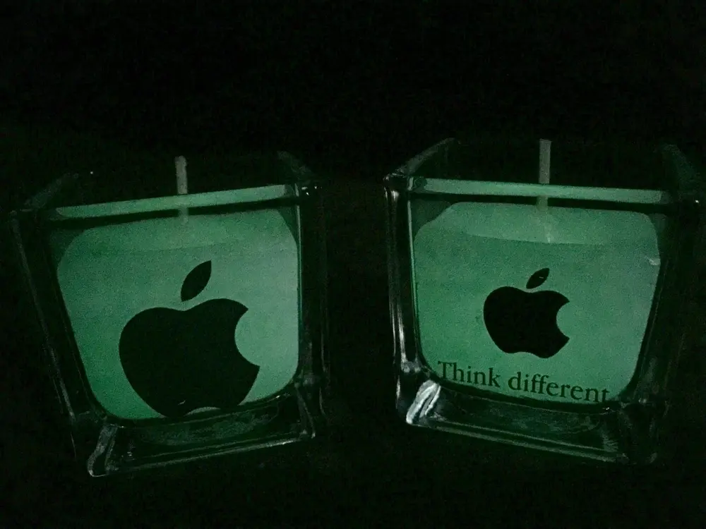 L'image du jour : des petits lumignons Apple en vente en Auvergne