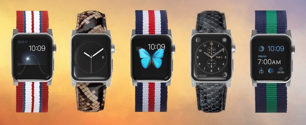 Click veut accrocher des bracelets traditionnels à l'Apple Watch