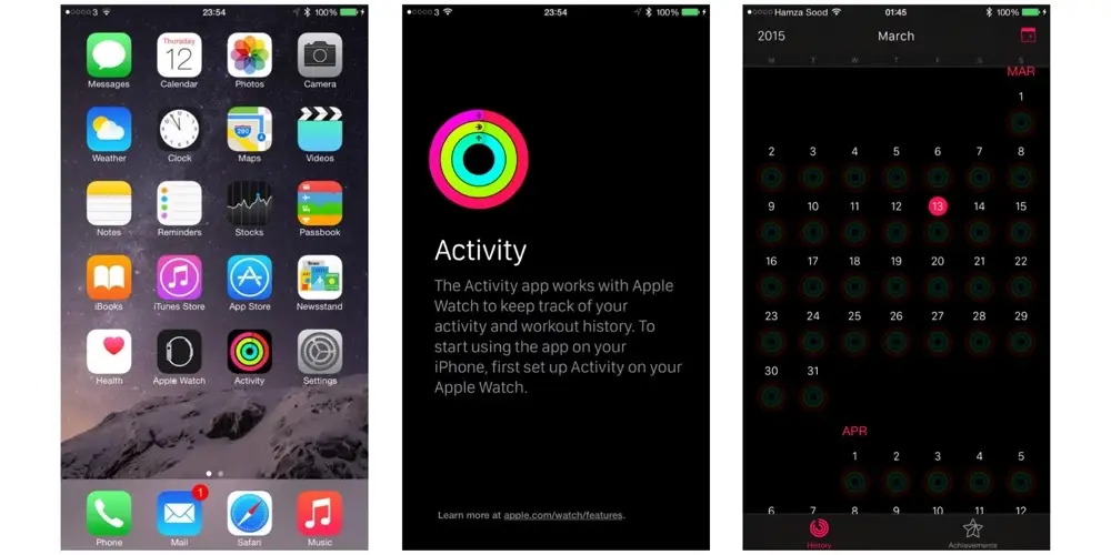 La nouvelle application "Activité" d'iOS 8.2 dévoilée