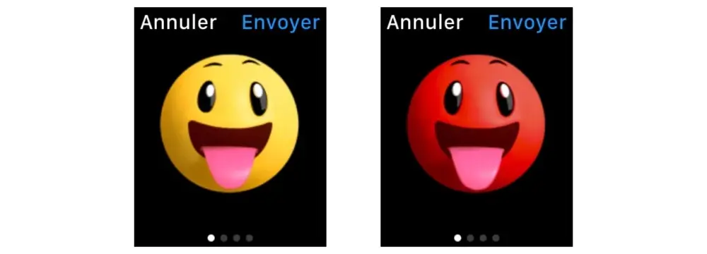 Apple Watch : Force Touch donne de la couleur aux smileys