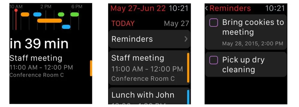 Fantastical 2, Camera+ et les Pages Jaunes rejoignent l'Apple Watch