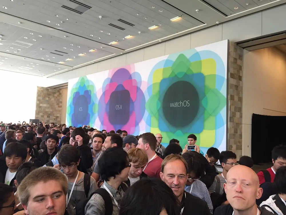 #WWDC : les développeurs entrent dans la salle ! (photos)