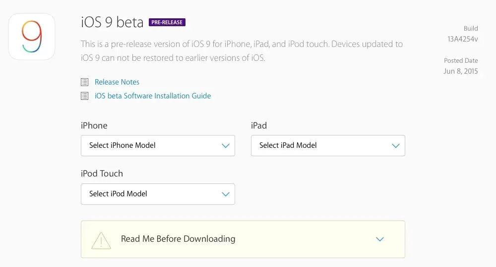 iOS 9 Beta, watchOS 2 et OS X El Capitan disponibles sur le nouveau Dev Center