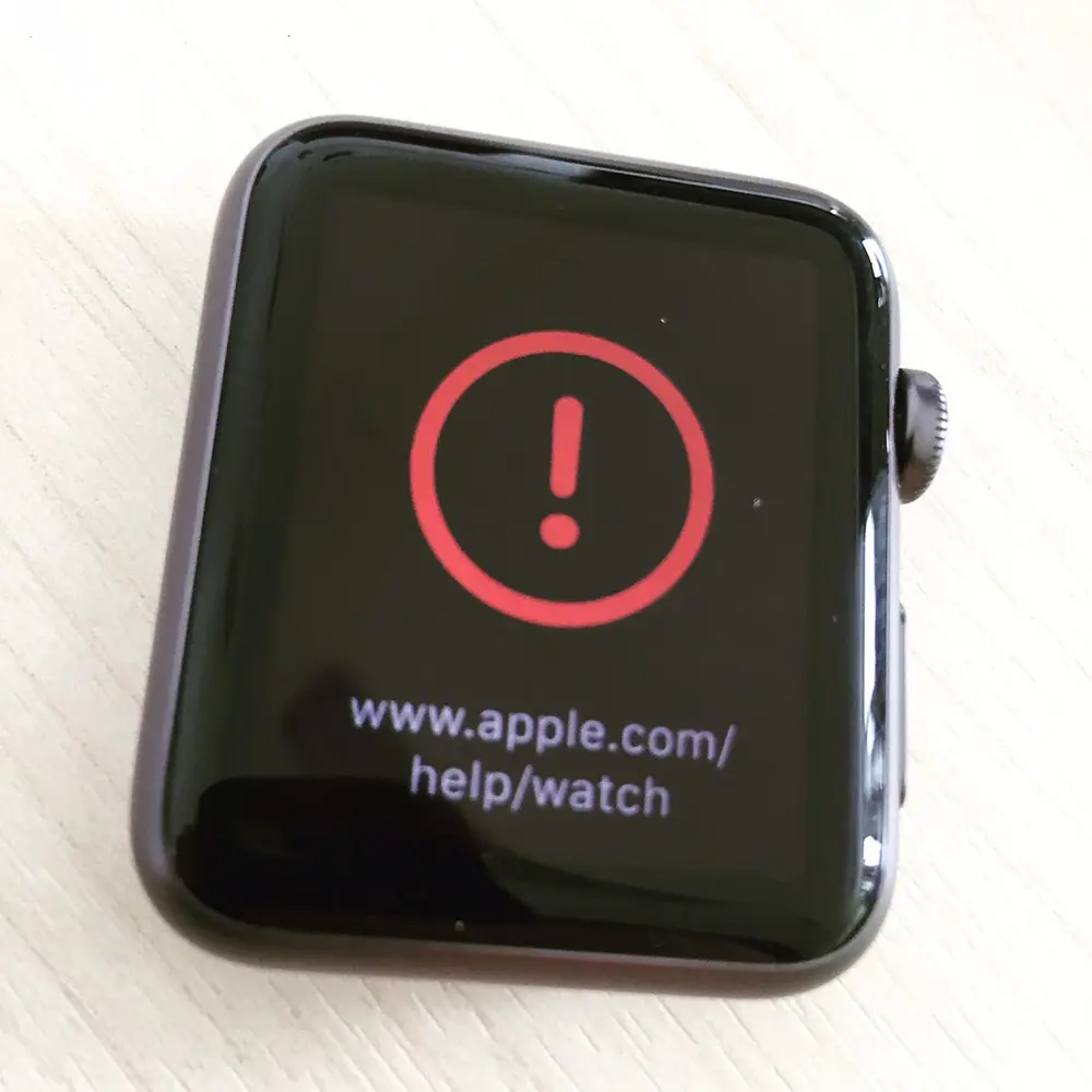 L'Apple Watch peut planter sans jamais redémarrer (photo)