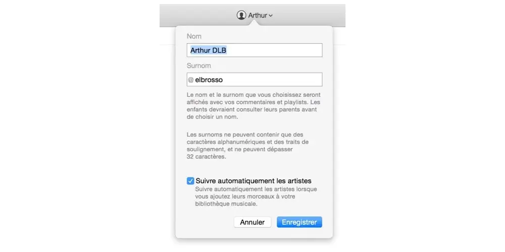 Apple Music : enregistrez votre pseudo avant que quelqu'un d'autre le fasse à votre place !