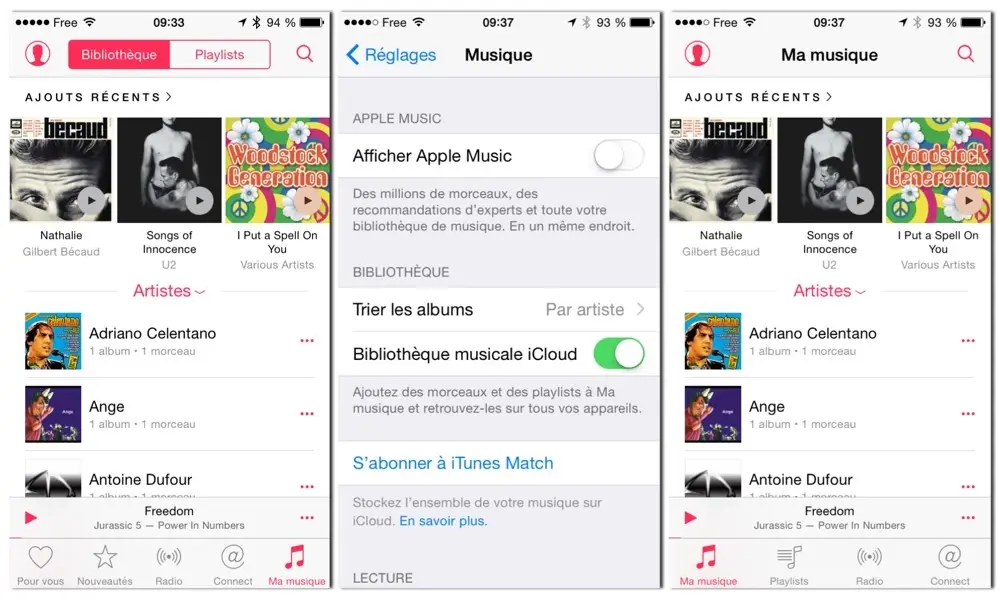 Astuce : comment cacher "Apple Music" pour retrouver ses onglets dans l'app Musique ?