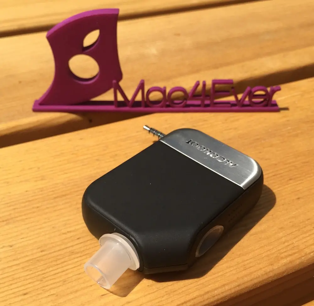 Test d'Alcohoot : un éthylotest connecté et réutilisable pour iPhone