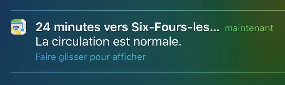 L'image du jour : iOS 9 proposera des itinéraires en fonction des habitudes de l'utilisateur