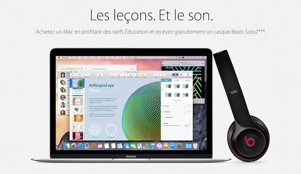 Apple lance l'opération Back to School en France