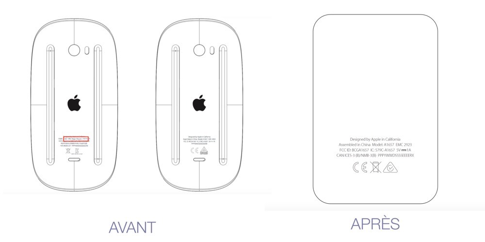 La "Magic Mouse 2" change de forme sur les documents de la FCC