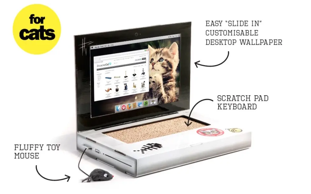 Insolite : le MacBook Pro pour chats existe ! (et il ne coûte que 30€)