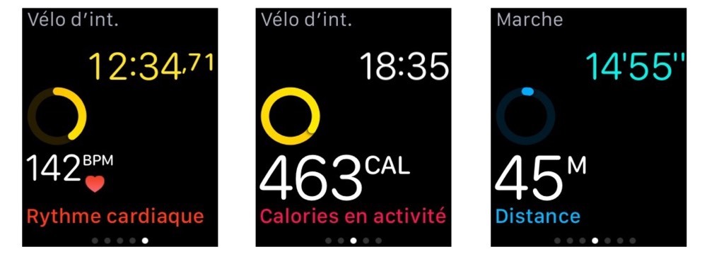 Astuce afficher plus d infos pendant une s ance de sport sur l