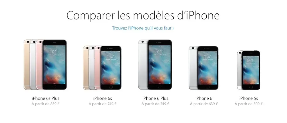 Apple ne vend plus d'iPhone 6 doré ni d'iPhone 5c