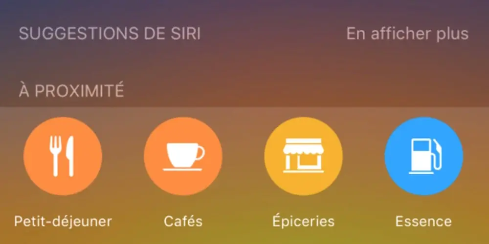 ProActive : les propositions de lieux sont de retour sur iOS 9 en France