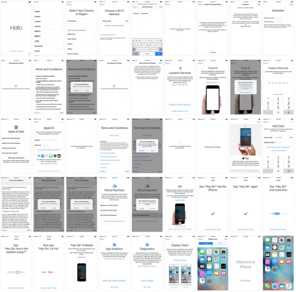 L'image du jour : la configuration d'un nouvel iPhone n'est plus aussi simple qu'avant