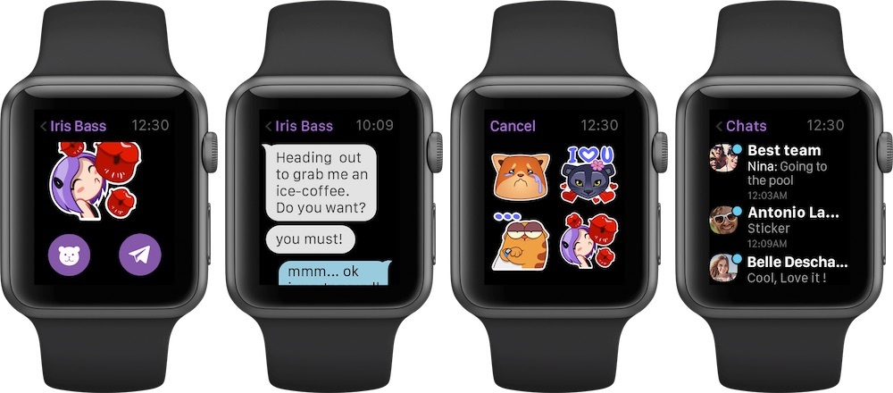 La messagerie Viber discute sur l'Apple Watch