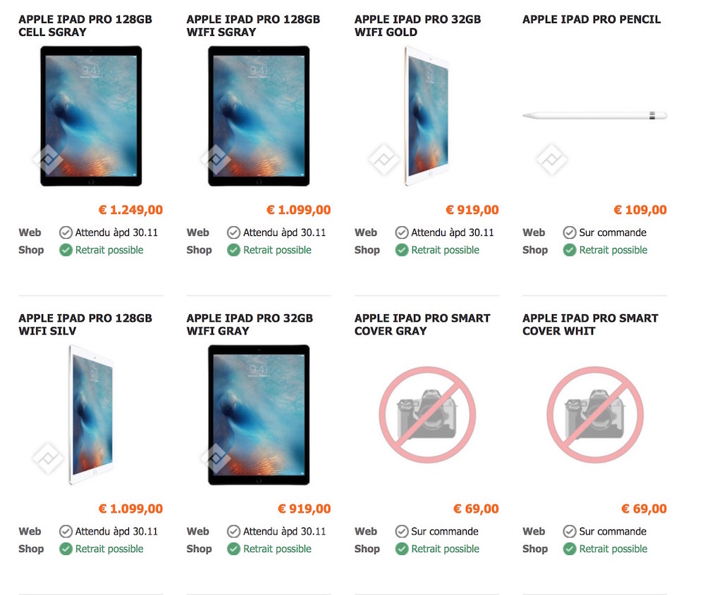 iPad Pro : la Belgique ouvre à son tour les précommandes (et dévoile le prix du Pencil) !