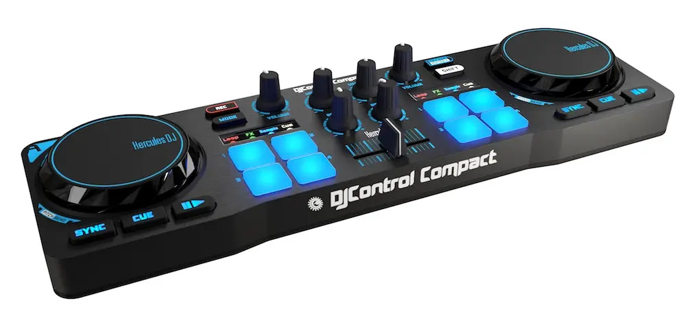 Prise en main de la console DJControl Compact de Hercules