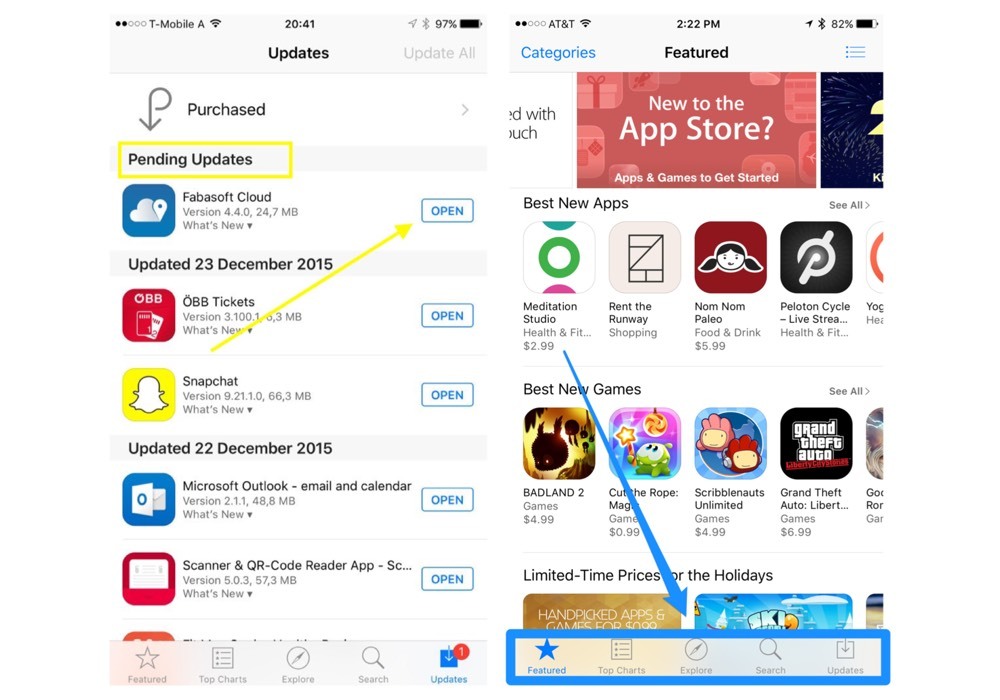 Une astuce à utiliser en cas de problème dans l'App Store iOS