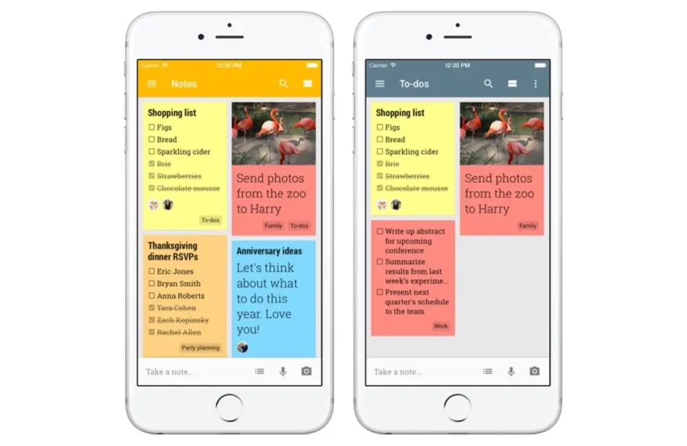 Keep : l'app de prise de notes de Google s'adapte à 3D Touch