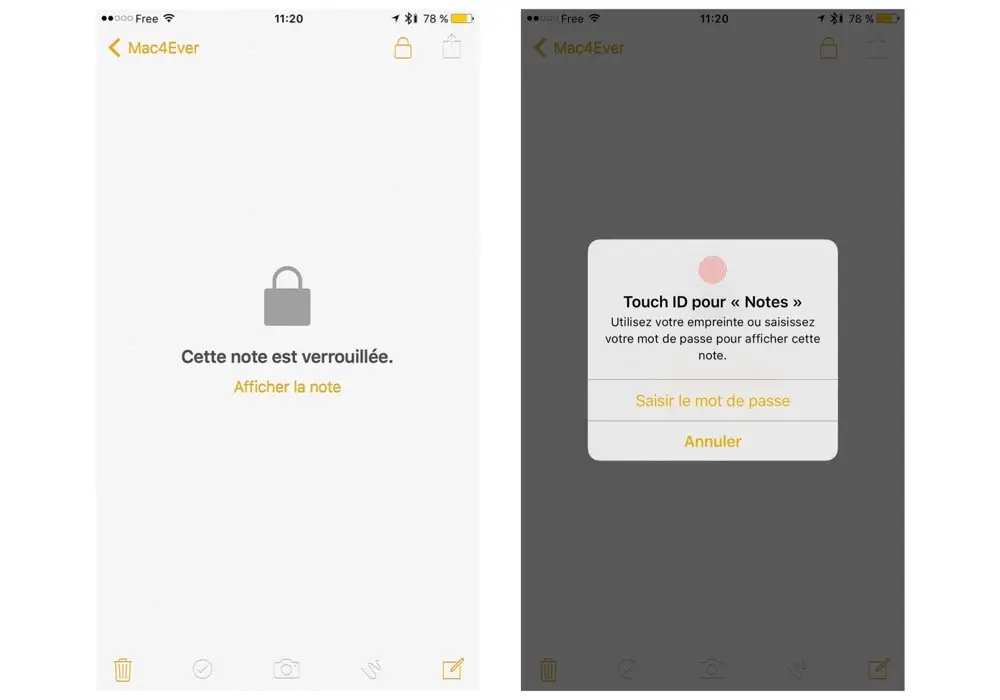 iOS 9.3 : comment sécuriser des notes sur iPhone ou iPad