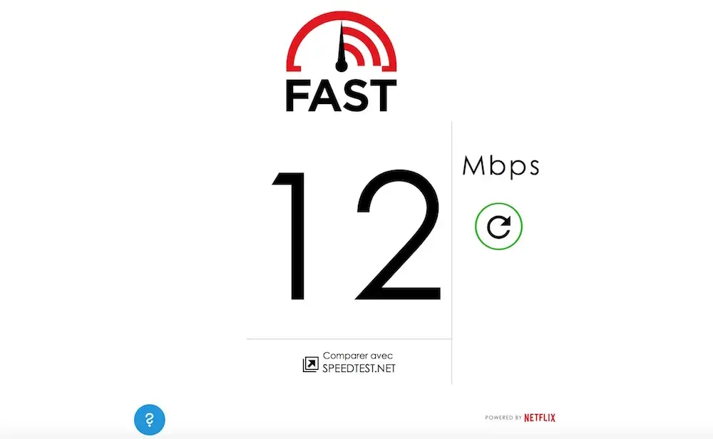 Netflix propose de tester votre connexion internet