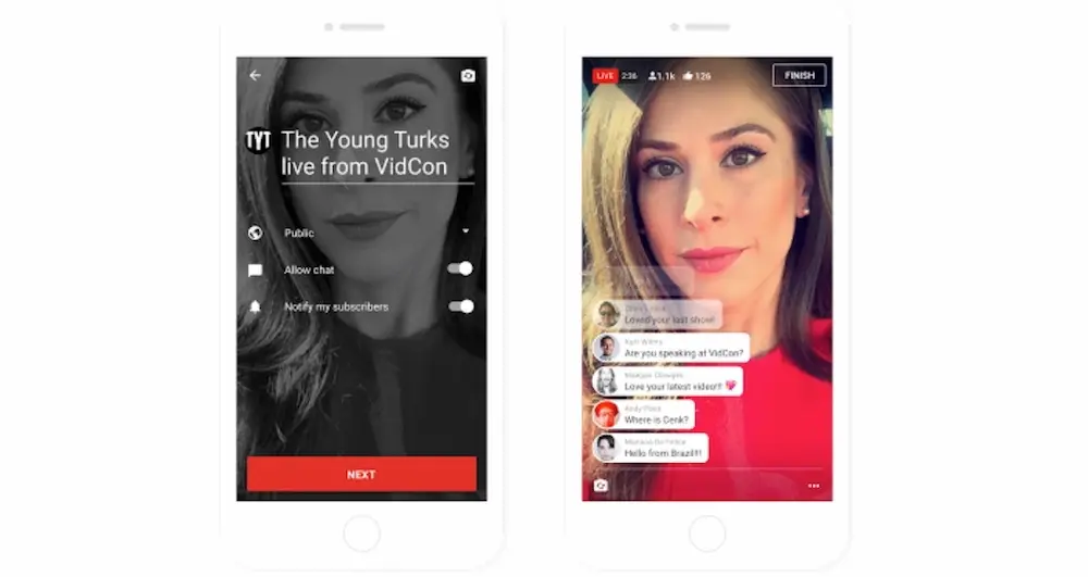 YouTube : les vidéos en direct arrivent sur iOS