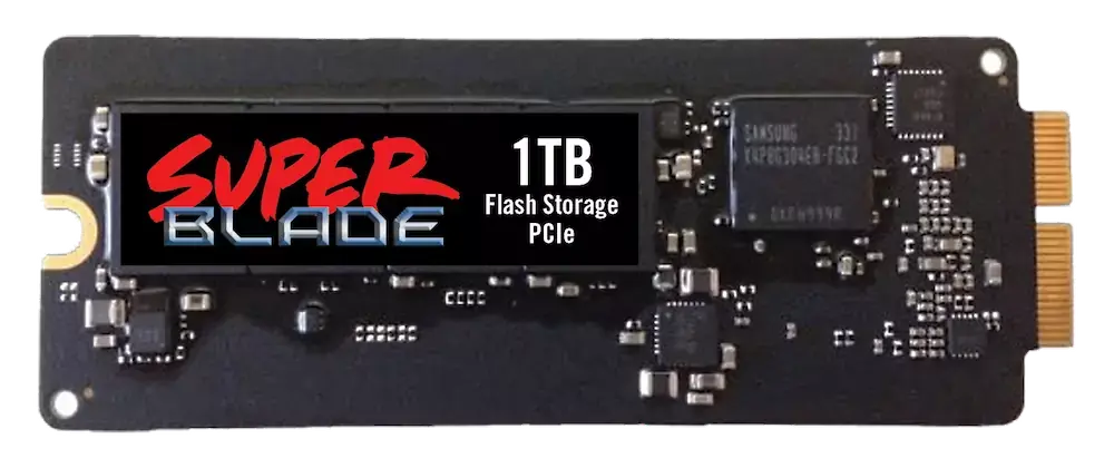 Super Blade, un SSD de remplacement pour les Mac Pro / MacBook Pro Retina (2013 et +)