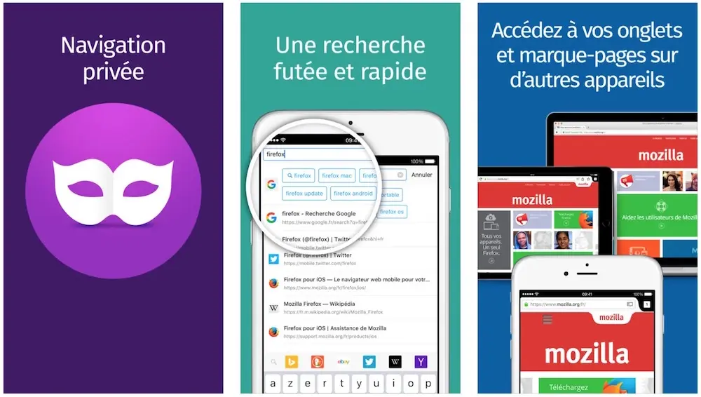 Firefox passe la cinquième sur iOS