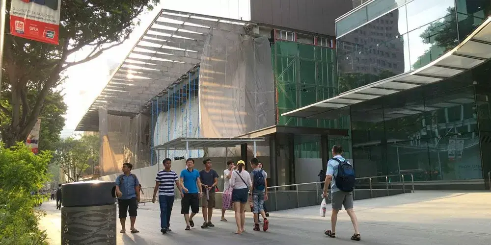 Le premier Apple Store de Singapour se dessine (photos)