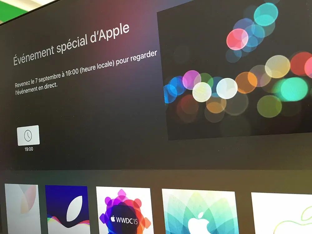 Keynote : l'application "Apple Event" débarque sur l'Apple TV