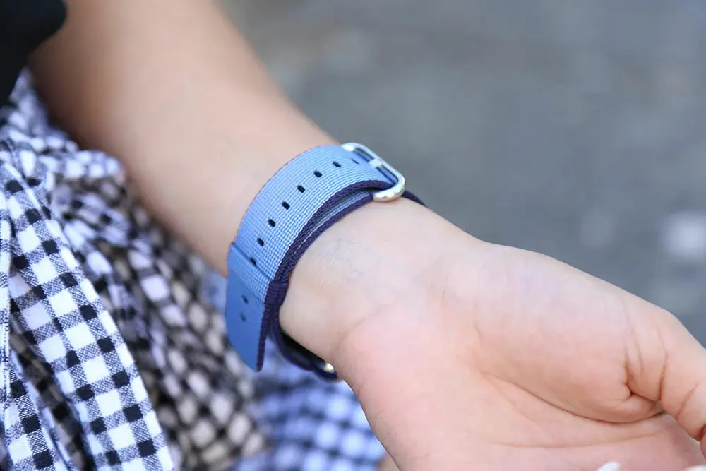 Aperçu des nouveaux bracelets (nylon & sport) pour Apple Watch (photos feat. Nora)