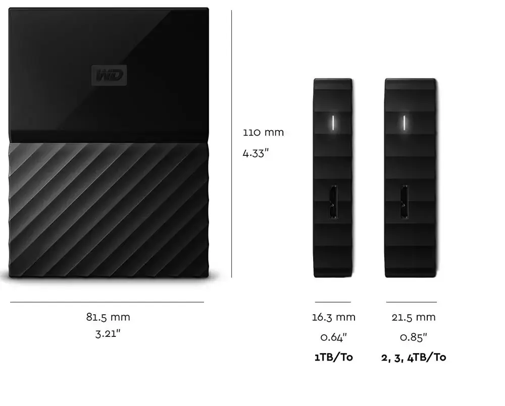 Western Digital relooke ses disques durs My Passport et My Book (et sort ses premiers SSD)