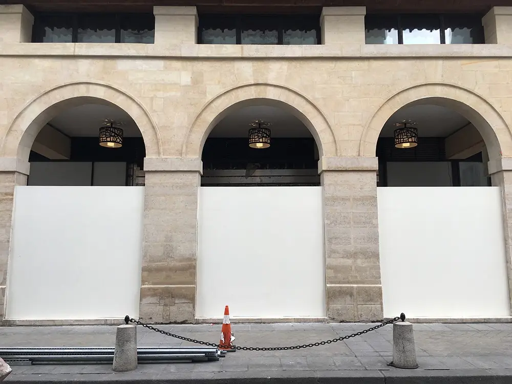 Quelques photos du chantier de l'Apple Store du Marché Saint-Germain (Paris)