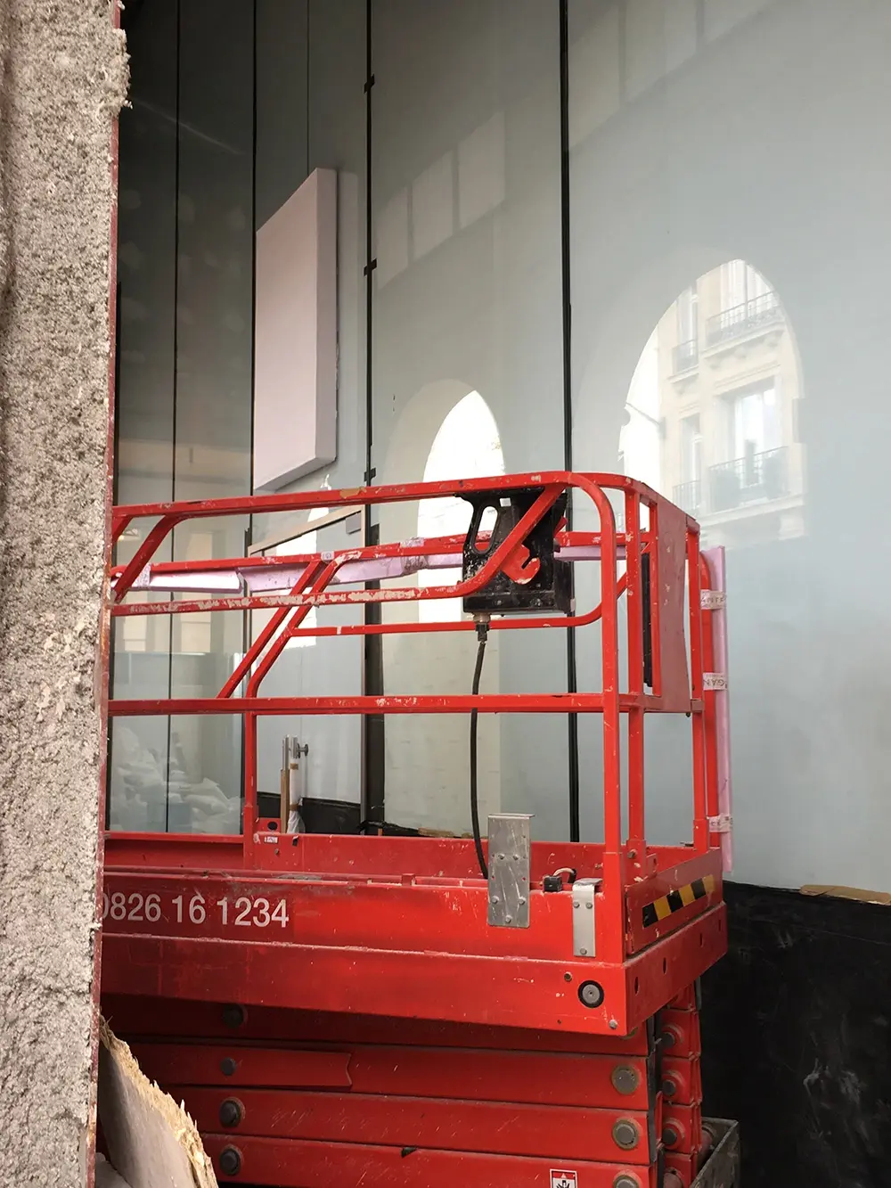 Quelques photos du chantier de l'Apple Store du Marché Saint-Germain (Paris)