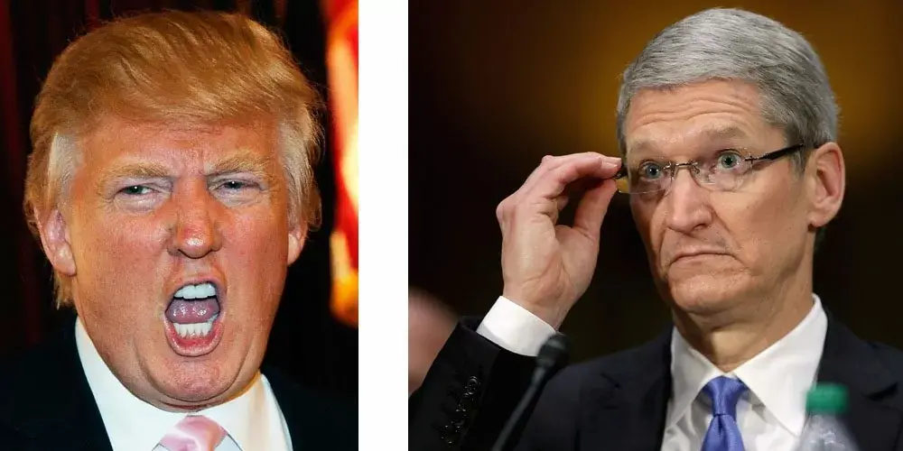 Donald Trump exige de Tim Cook, la construction d'usines Apple aux Etats Unis