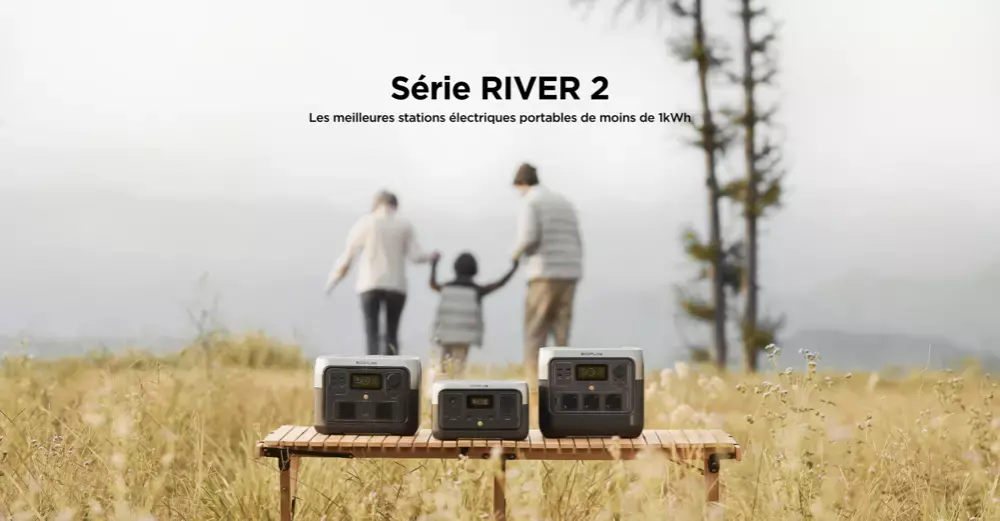 EcoFlow RIVER 2 : 3 petites batteries abordables <1kWh mais à charge rapide