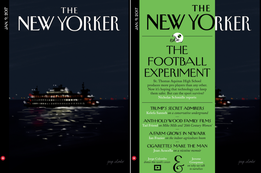 La couverture du New Yorker réalisée avec un iPad pro et un Apple Pencil