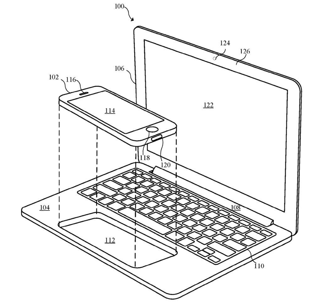 Le brevet fou fou : l'accessoire qui transforme un iPhone / iPad en "MacBook" ?