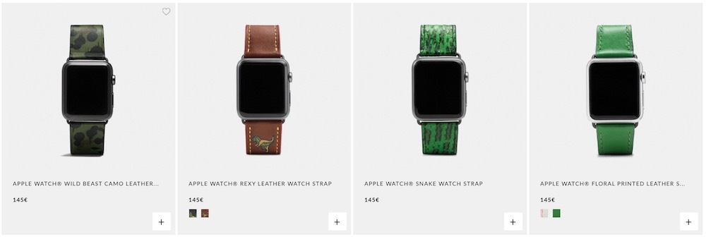 Coach dévoile sa collection printanière de bracelets pour Apple Watch