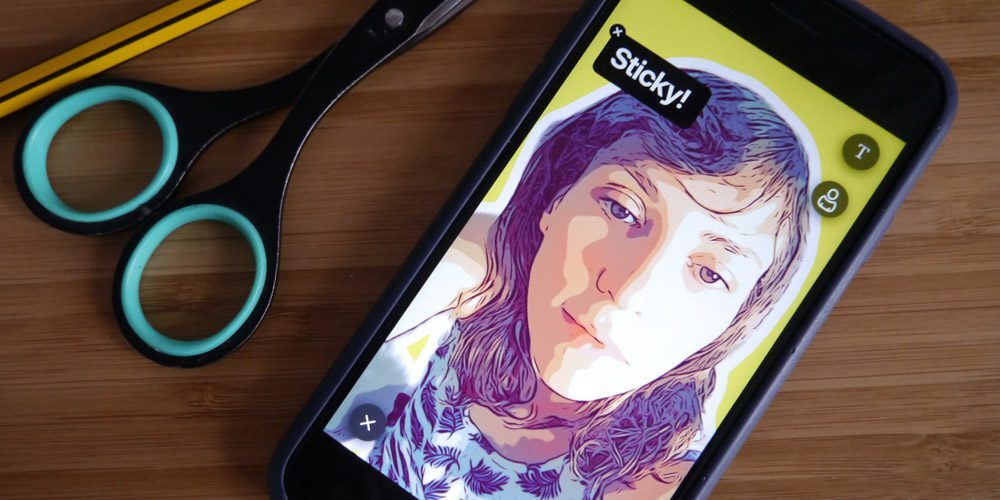 Sticky AI, la nouvelle app de Prisma, transforme les selfies en stickers !